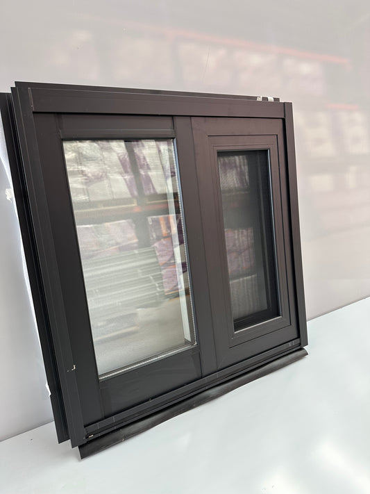 LuxPro Double Glazed Aluminium Sliding Window - 600mm x 600mm